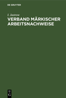 Verband m�rkischer Arbeitsnachweise 3111261239 Book Cover