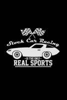 Stock car racing real sports: 6x9 Stock Car Racing blank with numbers paper notebook notes 167394826X Book Cover