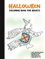 Halloween Coloring Book for Adults: 50 Halloween Illustrations Printed On One Side, Safe For Markers | Fun Craft Activity Gift | Stress Relieving Designs (Spooky House) 1696327326 Book Cover