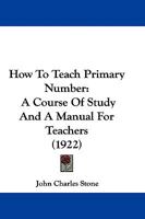 How To Teach Primary Number 1165376075 Book Cover