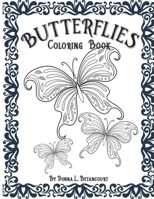 Butterflies Adult Coloring Book 1536855138 Book Cover