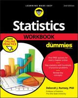 Statistics Workbook for Dummies with Online Practice 1119547512 Book Cover