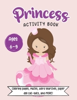 Princess Activity Book B09244CL9Z Book Cover