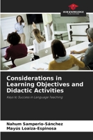 Considerations in Learning Objectives and Didactic Activities 6207900774 Book Cover