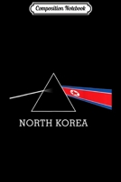 Composition Notebook: North Korea Flag Prism and Light- North Korean album record  Journal/Notebook Blank Lined Ruled 6x9 100 Pages 1711701165 Book Cover