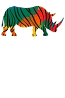 Safari Nashorn: Notizbuch DIN A5 Blanko 120 Seiten Afrika Giraffe Wildnis Raub-Tier Tierliebhaber Wildtier Fell Umriss Leopard Geschenkidee & ... Notizheft Notizblock (German Edition) 1678955574 Book Cover