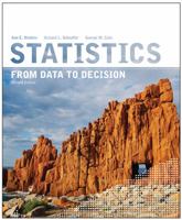 Statistics: From Data to Decision [with Minitab 14.0 Student Statistical Software] 0470458518 Book Cover