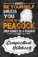 Composition Notebook: 110 Blank Lined Papers - 6x9 Personalized Customized Peacock Composition Notebook Journal Gift For Peacock Lovers 1676643192 Book Cover