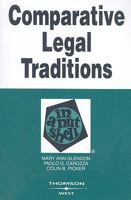 Comparative Legal Traditions in a Nutshell (2nd Ed) (Nutshell Series) 0314651756 Book Cover