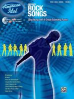 American Idol  Rock Songs (Songbook & Sing-Along CD) 0739045717 Book Cover