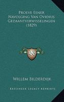 Proeve Eener Navolging Van Ovidius Gedaantverwisselingen (1829) 1167555112 Book Cover