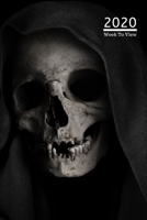 A5 2020 Diary Week To View Paperback Cover With Alternative Design: Death Skull Cover Year Planner For Business, Office, Home, University, College, School, Appointments, Organizer. 1690923237 Book Cover