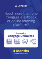 Cengage Unlimited, 1 Term (4 Months) Instant Access 0357700007 Book Cover