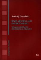 Sense, Meaning and Understanding, 9: Towards a Systematic Hermeneutical Philosophy 3643903782 Book Cover