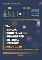 The Annual Kurultai of the Endangered Cultural Heritage: AKECH 2020 - 3rd edition - 27-28 November 2020, Constanta, Romania, FULLY VIRTUAL B092P3SYTW Book Cover