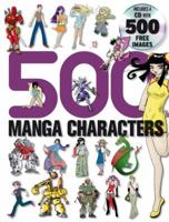 500 Manga Characters 0061256528 Book Cover