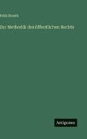 Zur Methodik des öffentlichen Rechts (German Edition) 3563871221 Book Cover