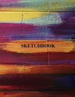 Sketch Book: sketchbook drawings, Writing, Painting, Sketching or Doodling, 106 Pages, 8.5x11 (notebook Abstract Cover vol.2) 167025707X Book Cover