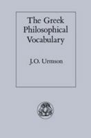 Greek Philosophical Vocabulary (Duckworth) 0715623354 Book Cover