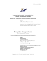 Proposal : Case Management System for Annulment Process 0996520414 Book Cover