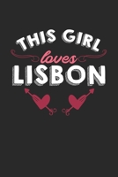 This girl loves Lisbon: 6x9 | notebook | lined | hometown 1675912777 Book Cover