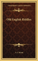 Old English Riddles 1016154232 Book Cover