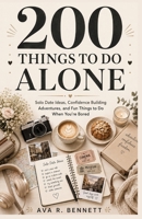200 Things to Do Alone: Solo Date Ideas, Confidence Building Adventures, and Fun Things to Do When You’re Bored B0HGYFCCK1 Book Cover