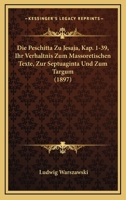 Die Peschitta Zu Jesaja (Kap. 1-39) 374283066X Book Cover
