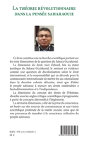 La théorie révolutionnaire dans la pensée saharaouie (Arabic Edition) 2140316592 Book Cover