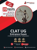 Complete CLAT UG Exam Preparation Book 2021 For UnderGraduate Programmes 8 Full-length Mock Tests [Solved] + 15 Sectional Tests + 3 Previous Year Paper By EduGorilla 8194461553 Book Cover