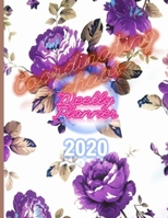 Coordinating Chaos Weekly Planner 2020: Jan to Dec Monthly And Daily Organizer Notebook -Blue Flower 1692279262 Book Cover