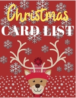 Christmas Card List: Record Keeper - Gift Tracker Notebook - Gift Registry – Recorder – Organizer - Keepsake for Bridal Shower - Wedding Party - ... -bleed-110-pages-cover-size-17.5-x-11.25-inch 1675414084 Book Cover