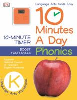 10 Minutes a Day: Phonics, Kindergarten 1465417133 Book Cover