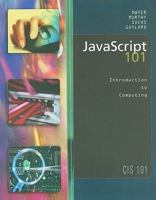 Javascript 101 0759318875 Book Cover