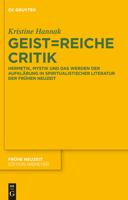 Geist=reiche Critik 311031441X Book Cover