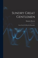 Sundry Great Gentlemen 1014063299 Book Cover