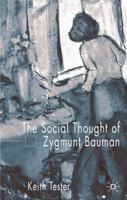 The Social Thought of Zygmunt Bauman 1349511331 Book Cover