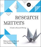 Research Matters 0073383740 Book Cover