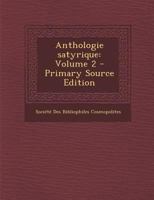 Anthologie satyrique: Volume 2 1172651590 Book Cover