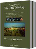 Meeting Proceedings: Rice 981020258X Book Cover