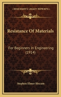 Resistance of Materials: For Beginners in Engineering 1017975922 Book Cover