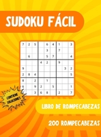 Sudoku F�cil: 200 Sudokus de Gran Tama�o con Soluciones 1008914061 Book Cover