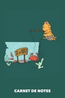 Carnet de Notes: Appât pour chat A5 blanc - 120 pages pour propriétaires de chats (French Edition) 1686496478 Book Cover