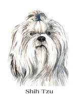 Shih Tzu: Large Lined Journal 8.5 x 11 1673709516 Book Cover