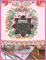 50 Mandalas Anti-strees : livre de coloriage pour Adultes: 50 Magnifiques Mandalas à Colorier 100 pages 8.5x11 B088GJGG65 Book Cover
