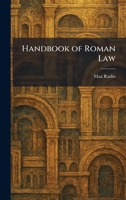 Handbook of Roman Law 1025703049 Book Cover