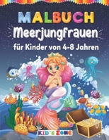 Malbuch Meerjungfrau: für Kinder von 4-8 Jahren B0948RPDGS Book Cover