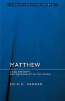 Matthew: A Call for Unity and Responsibility in the Church 1527108872 Book Cover