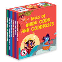 Tales of Hindu Gods and Goddesses: A Boxset of 6 Illustrated Board Books: Ganesha, Hanuman, Krishna, Shiva, Durga and Rama Ages 5+ [Penguin Early Lear 9815280244 Book Cover
