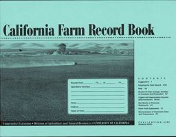 California Farm Record Book 1879906821 Book Cover